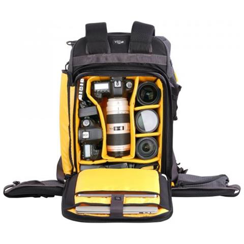 Veo Active49 Gy Custodia Per Fotocamera Zaino Grigio - Foto 3