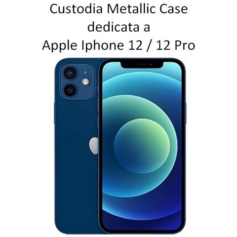 Custodia Tpu Silicone Cover Case Per Apple Iphone 12 - 12 Pro Rosa - Foto 2