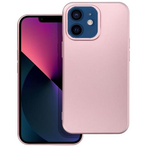 Custodia Tpu Silicone Cover Case Per Apple Iphone 12 - 12 Pro Rosa - Foto 1