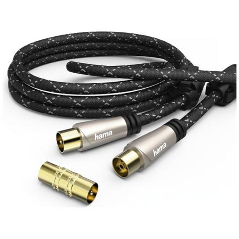 00179237 Cavo Coassiale 5 M Nero, Marrone - Foto 1