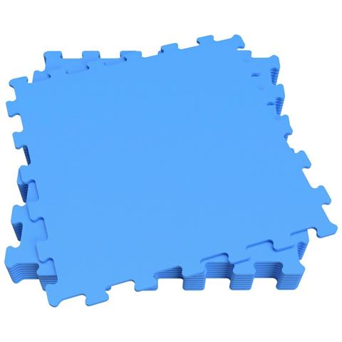Puzzle Per Bambini Azzurro 9 Pezzi Gomma Eva 50 X 0,4 X 50 Cm (4 Unità) - Foto 7