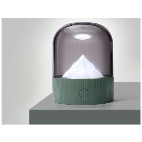 Luce Notturna Con Intensità E Colori Regolabili Modello Mont Blanc, Bianco - Foto 2