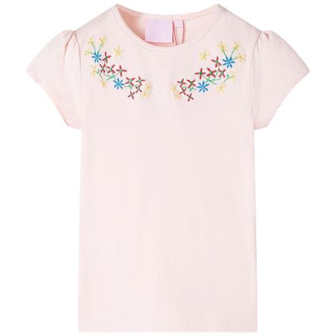 Maglietta Da Bambina Rosa Tenue 116 - Foto 1