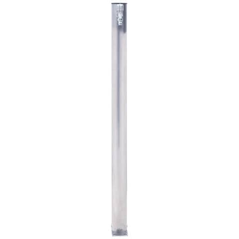 Colonna D'acqua Da Giardino 80 Cm Acciaio Inox Rotonda - Foto 2