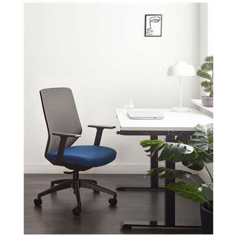 Sedia Da Ufficio Virtuoso Blu - Foto 1