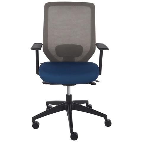 Sedia Da Ufficio Virtuoso Blu - Foto 2