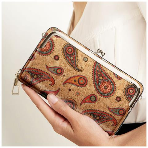 Borsetta Sughero, Collezione Ecocork, Chiusura Cerniera / Scatto - Foto 2