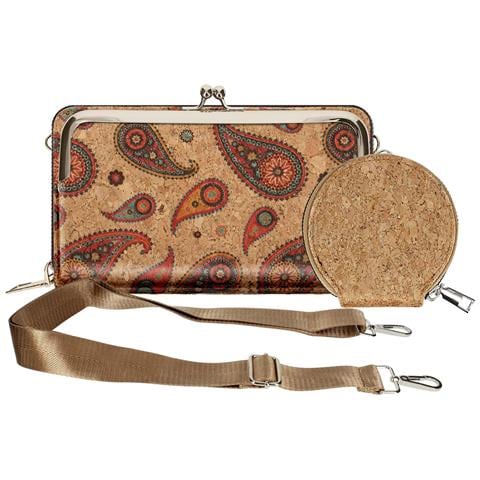 Borsetta Sughero, Collezione Ecocork, Chiusura Cerniera / Scatto - Foto 1