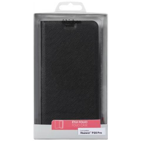 Custodia Protettiva Folio Per Huawei P20 Pro, Nero - Foto 4