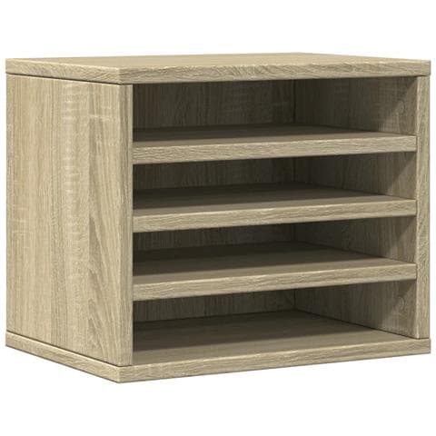 Organizer Scrivania Rovere Sonoma 36x26x29,5 Legno Multistrato - Foto 2