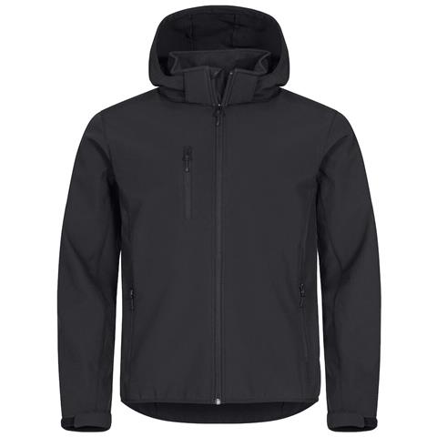 Classic Softshell Hoody Man Nero 3xl - Foto 1