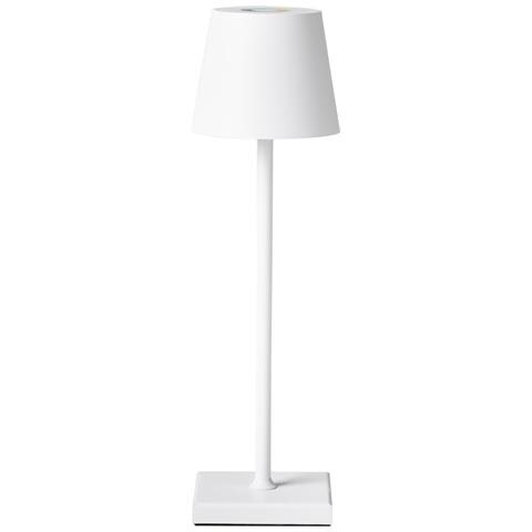 Lampada Da Tavolo Senza Fili A Led Valira Metallo Bianco - Foto 6