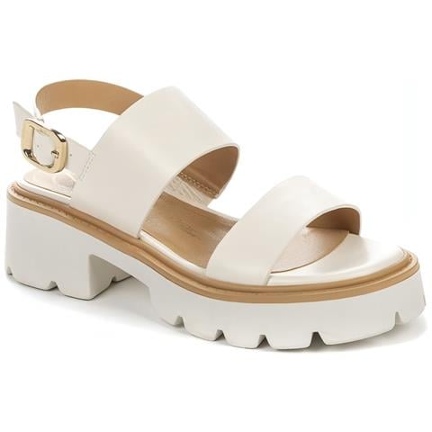 Beige Casual Open Sandals Sandali Sintetico E Tessile Scarpe Donna Beige Eu 36, 937076/01-04 - Foto 1