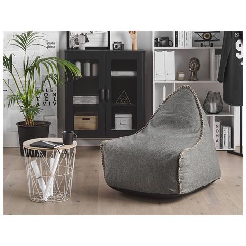 Poltrona Sacco 200 L Drop 63 Cm 75 Cm Grigio Chiaro - Foto 1