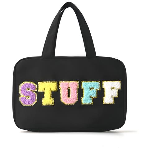 Borsa Da Toilette Da Appendere Per Viaggi Borsa Per Cosmetici Impermeabile Black - Foto 2