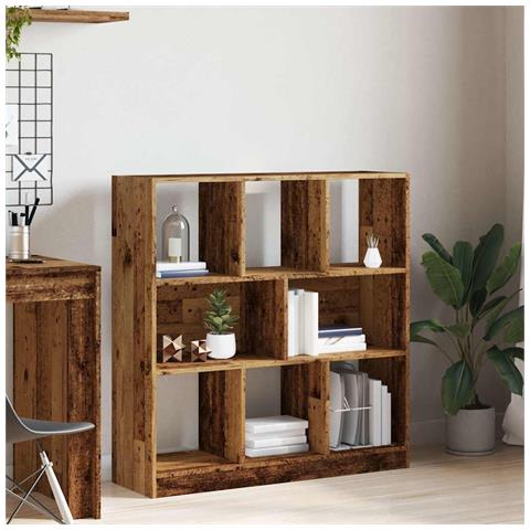 Libreria In Legno Antico 97,5x29,5x100 Cm Legno Multistrato - Foto 3