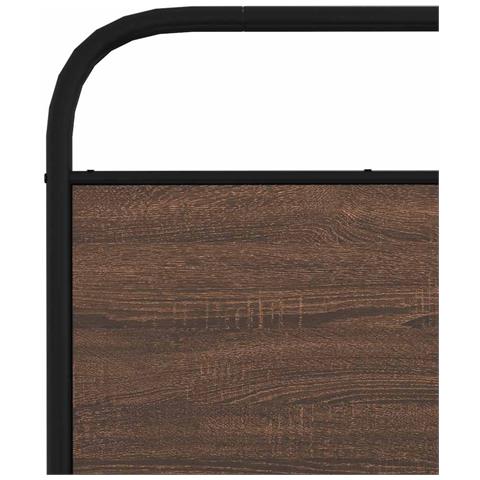 Giroletto Senza Materasso Rovere Marrone 100x200 Cm Truciolato - Foto 2