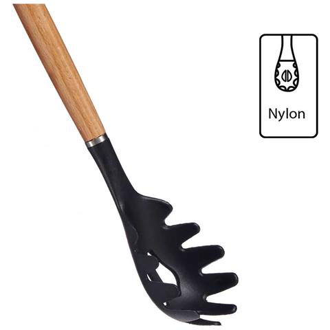 Coltello Per Spaghetti Nylon Manico In Faggio 32cm - Foto 2