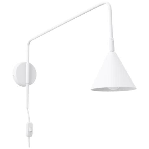 Lampada A Parete Nox Bianco Sl. 1696 - Moderno Lampada Da Parete Bianco 30x14x61 Cm - Foto 1