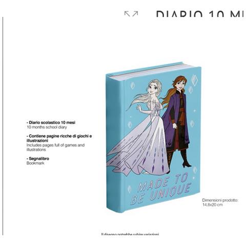 Diario Disney Frozen 10 Mesi - Foto 1