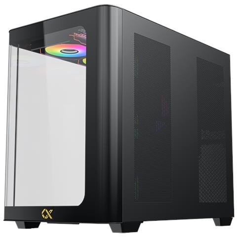 Pano RGB E-ATX Case a Torre Media Con Pannelli di Vetro (Nero) - EN44069 / EN44250 - Foto 2