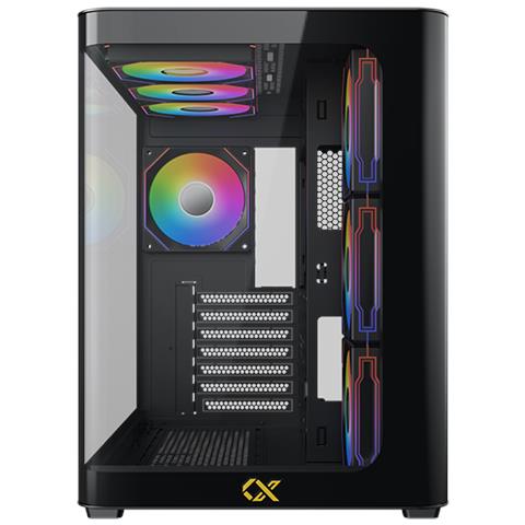 Pano RGB E-ATX Case a Torre Media Con Pannelli di Vetro (Nero) - EN44069 / EN44250 - Foto 3