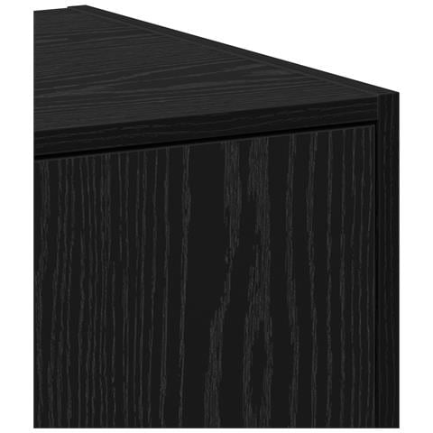 Armadio da farmacia in rovere nero 40x41x77,5 cm in legno ingegnerizzato - Foto 9