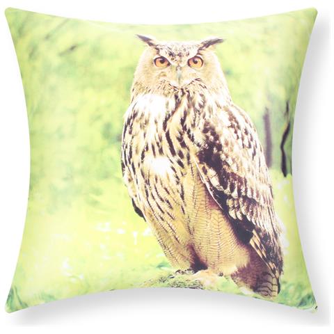 Set Di 2 Copricuscini 40x40 Cm Design Gufo - Foto 1