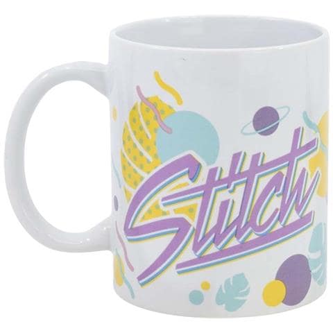 Tazza In Ceramica 325 Ml Collezione Stitch Fiore Hawaiano, Bianco - Foto 2