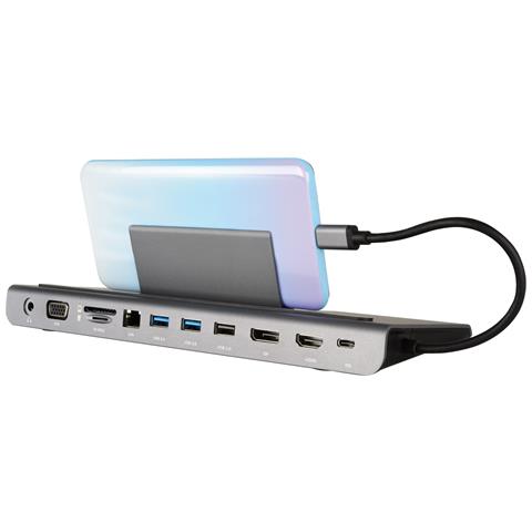 KDock-4 Cablato USB 3.2 Gen 1 (3.1 Gen 1) Type-C Argento - Foto 2