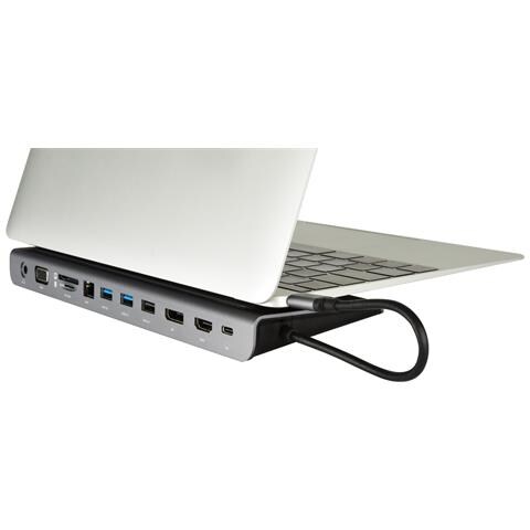 KDock-4 Cablato USB 3.2 Gen 1 (3.1 Gen 1) Type-C Argento - Foto 3