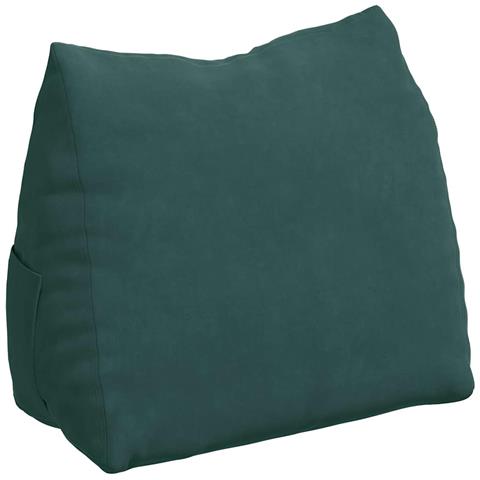 Cuscino per Schiena Verde Scuro 60 x 20 x 50 cm - Foto 1