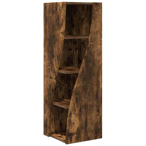 Mobile angolare Bianco 32x32x102cm Legno multistrato - Foto 1