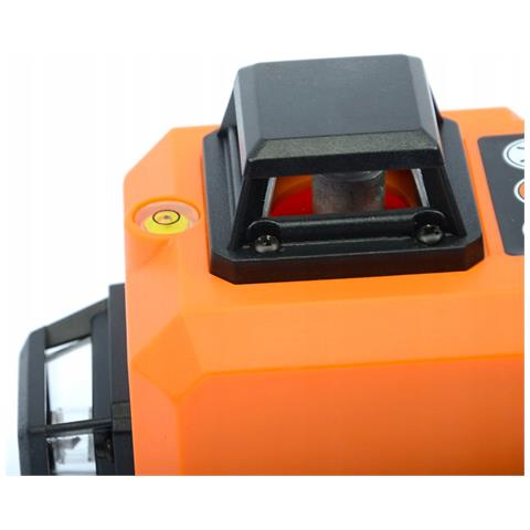 Livella Laser Orange Tiger Rot12l - 12 Linee, 360° | Diodo 532nm, Ip54, -5°c A 50°c | Set Con Occhiali Protettivi E Guanti - Foto 2