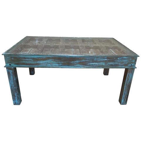 Tavolo In Legno Fatto A Mano 170x107x76h Cm - Foto 2