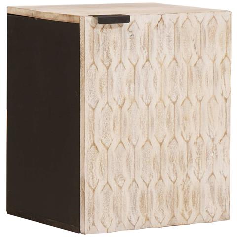Mobile Appeso da Bagno con lo scaffale Bianco 38 x 33 x 48 cm - Foto 1