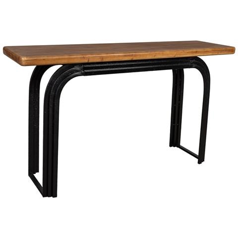 Mobile Da Ingresso In Legno Nero 140x40x78h Cm - Foto 1