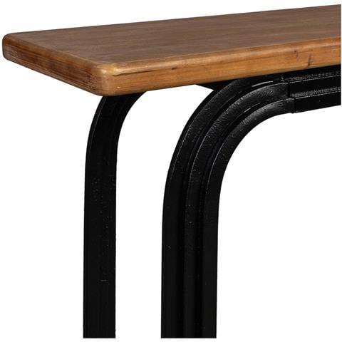 Mobile Da Ingresso In Legno Nero 140x40x78h Cm - Foto 6