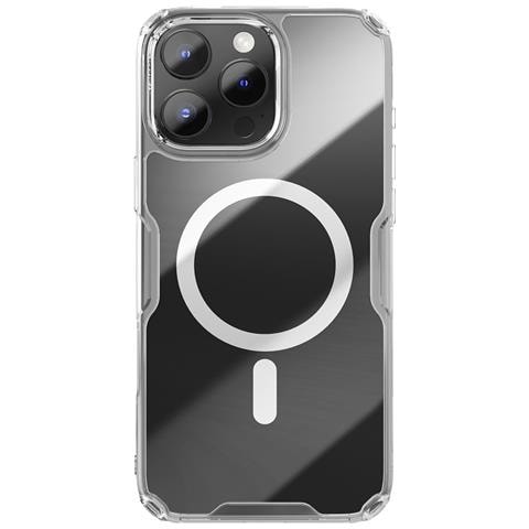 Cover per iPhone 16 Pro - TPU+PC, Trasparente, MagSafe - Foto 1
