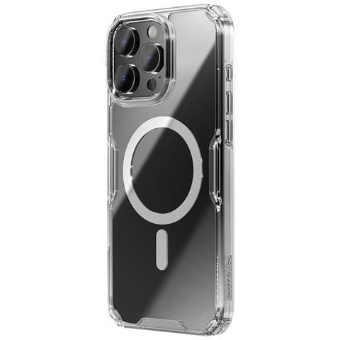 Cover per iPhone 16 Pro - TPU+PC, Trasparente, MagSafe - Foto 4