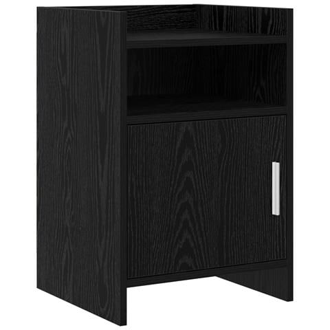 Comodini Rovere Nero 40 x 36 x 60 cm Legno ingegnerizzato - Foto 1