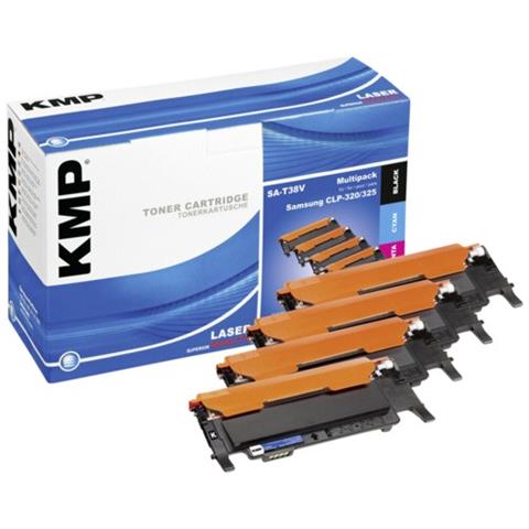 TONER COMPATIBILE - 3502,0005-EU  Nero Ciano Magenta Giallo per CLP 320 - Foto 1
