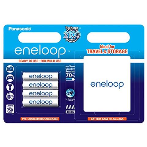 1 x 4 Micro AAA 750 mAh + Battery Case - Europa - Foto 1