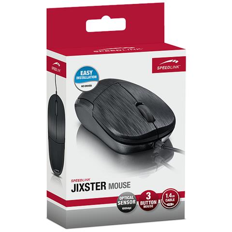 Mouse USB Jixster Ottico 3 Tasti 1000 DPI Colore Nero - Foto 3