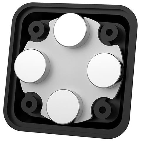 Ghost Fix Supporto Adesivo Universale con Sistema di Fissaggio Magnetico - Nero - Foto 3