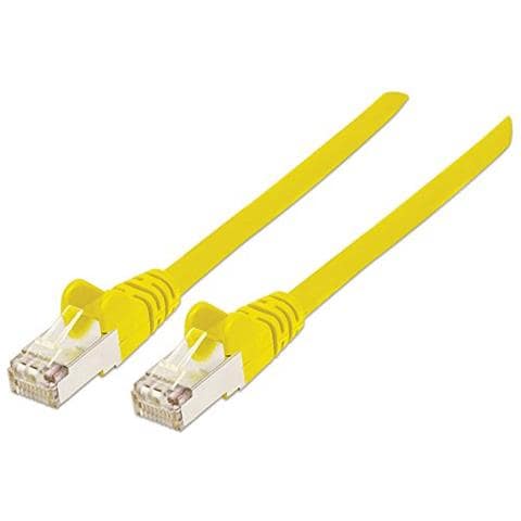ICOC R7-7SS-050-YE - Cavo Patch Cat. 7 Plug RJ45 6A S / FTP LSZH 5m Giallo - Foto 1