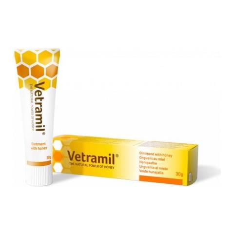 Vetramil Pomata Al Miele Cicatrizzante Uso Veterinario 30g - Foto 1