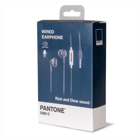 PANTONE - WIRED EARPHONE NAVY 3.5MM - ePRICE