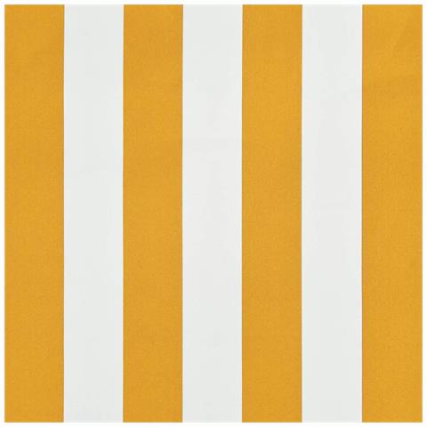 Tenda Da Sole Retrattile 300x150 Cm Giallo E Bianco - Foto 2