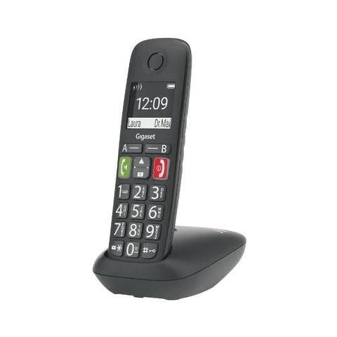 E290HX Cordless Display 2" Vivavoce Con Stazione Base DECT Colore Nero - Foto 2